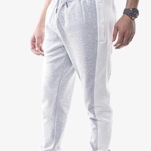 Sean John Grey and White Stripe Joggers 3XL